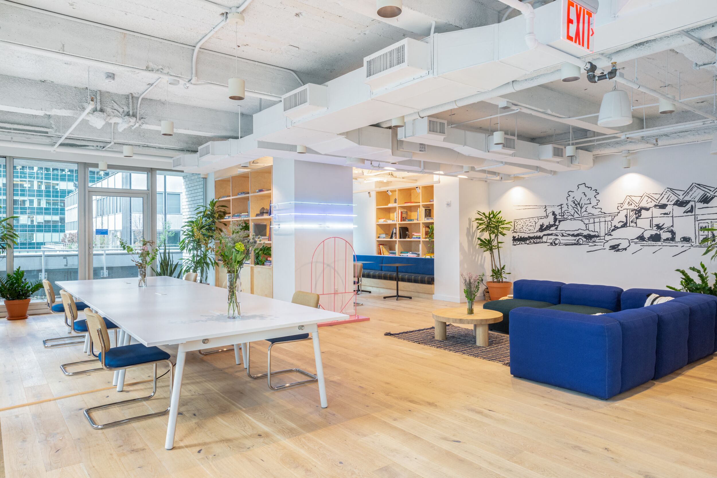 Coworking area