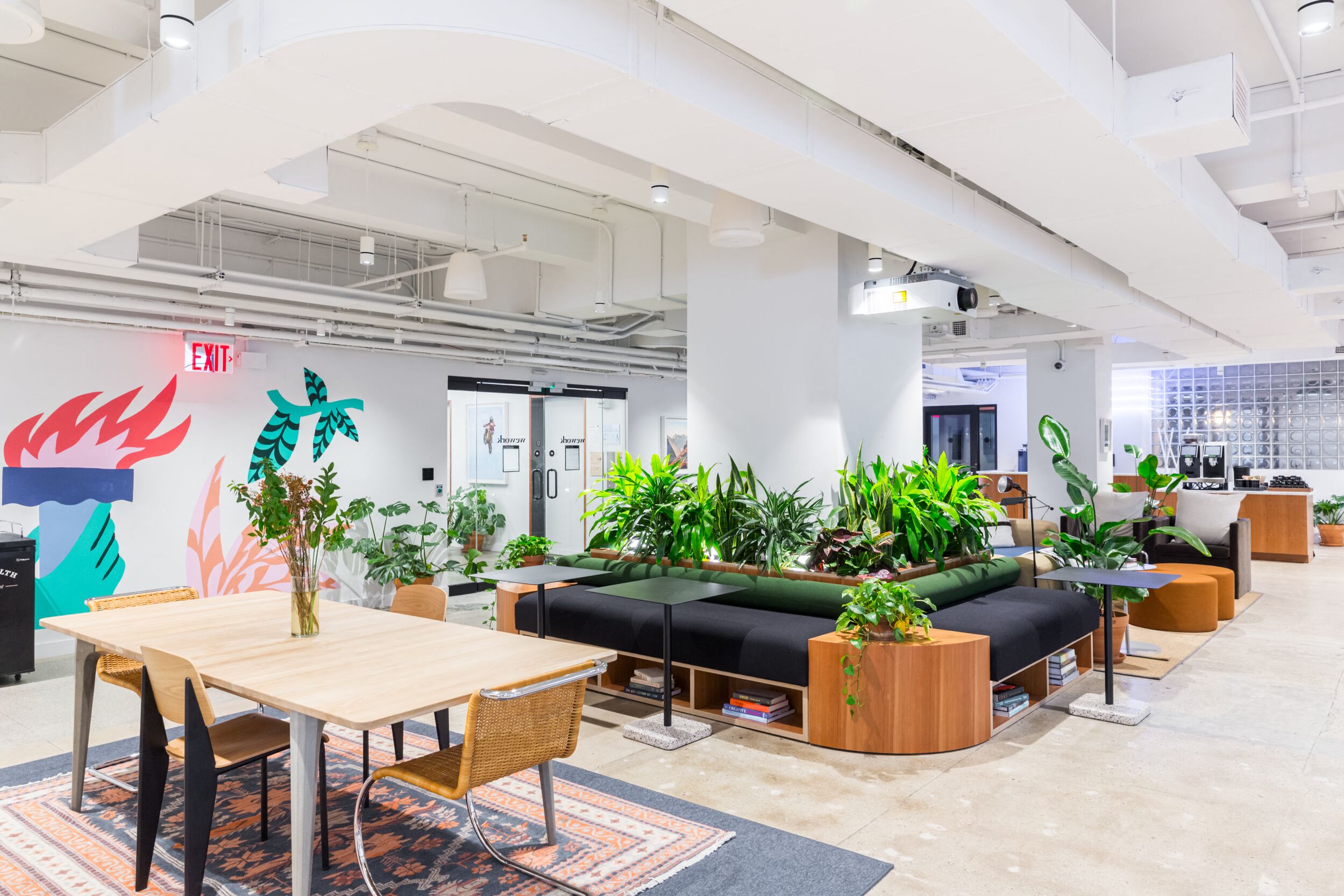 Coworking area