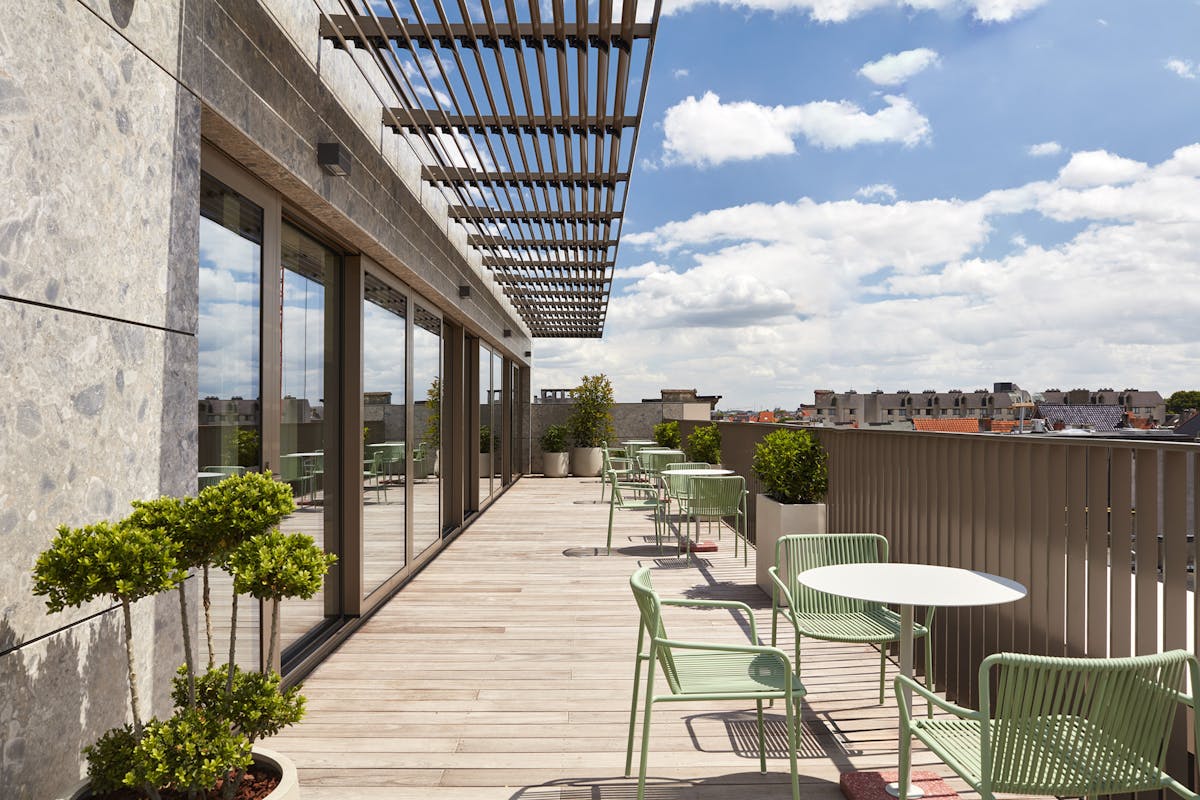 Roof terrace