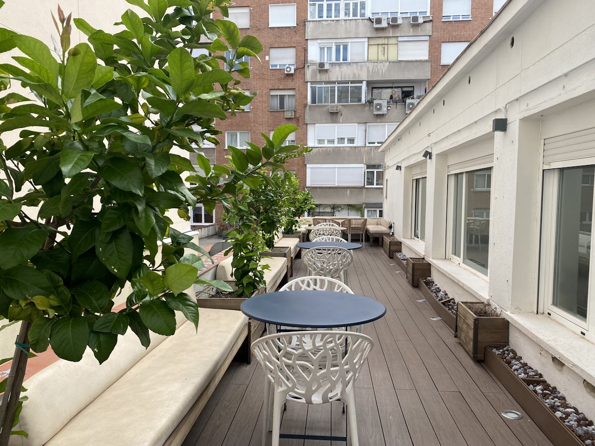 Roof terrace