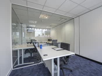 Glass dividers can be used by request within any office