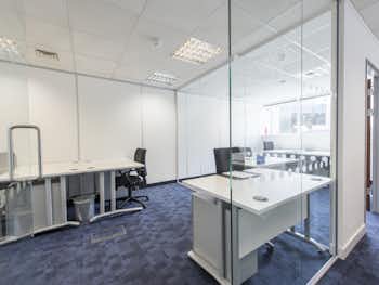 Glass dividers can be used by request within any office