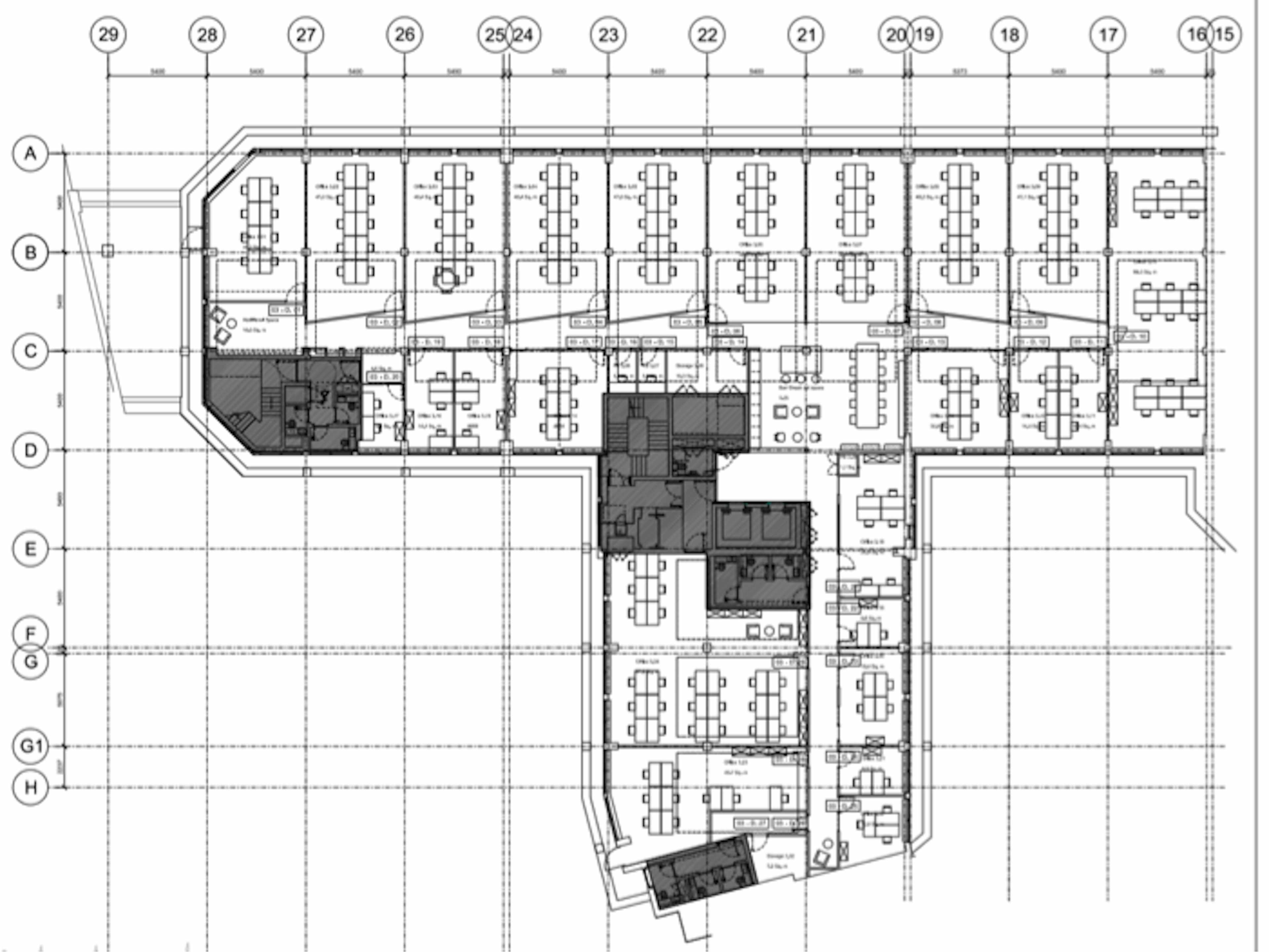 Floor plan of the 3rd floor
